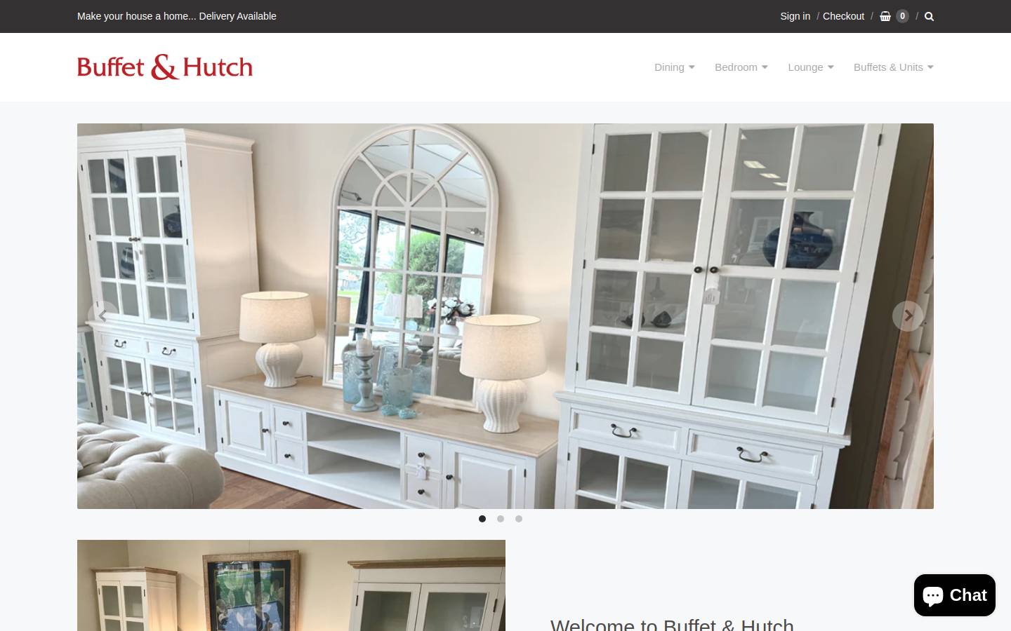 buffetandhutch.com.au homepage screenshot