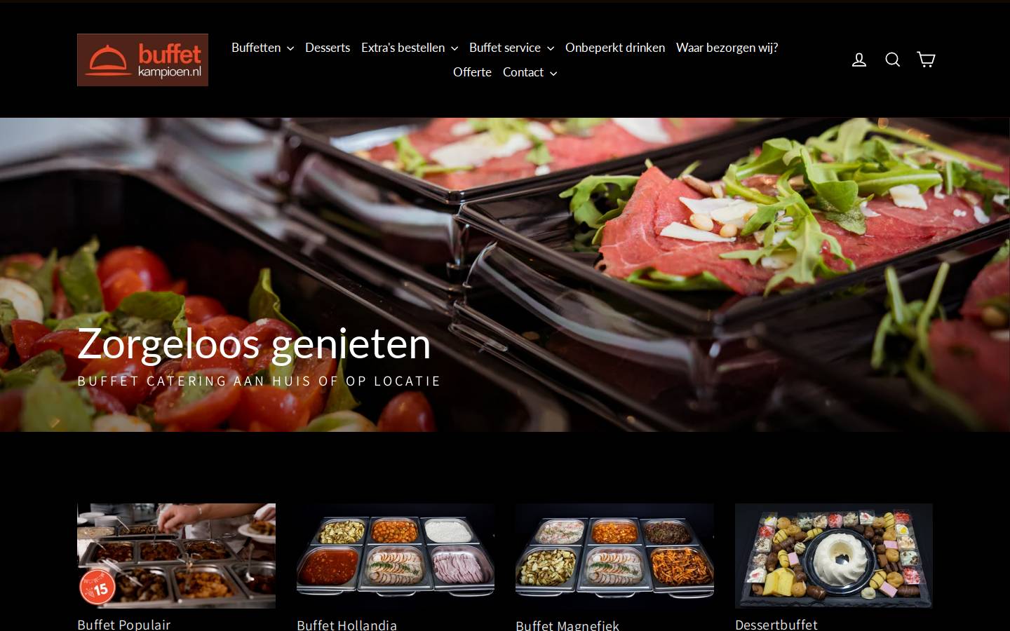 buffetkampioen.nl homepage screenshot