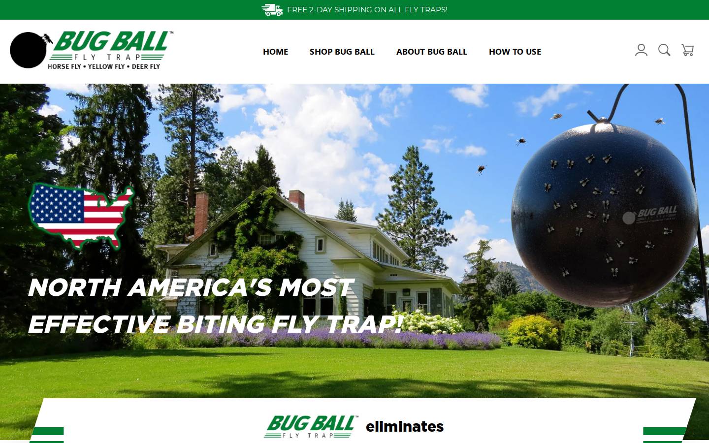 bugballkit.com homepage screenshot