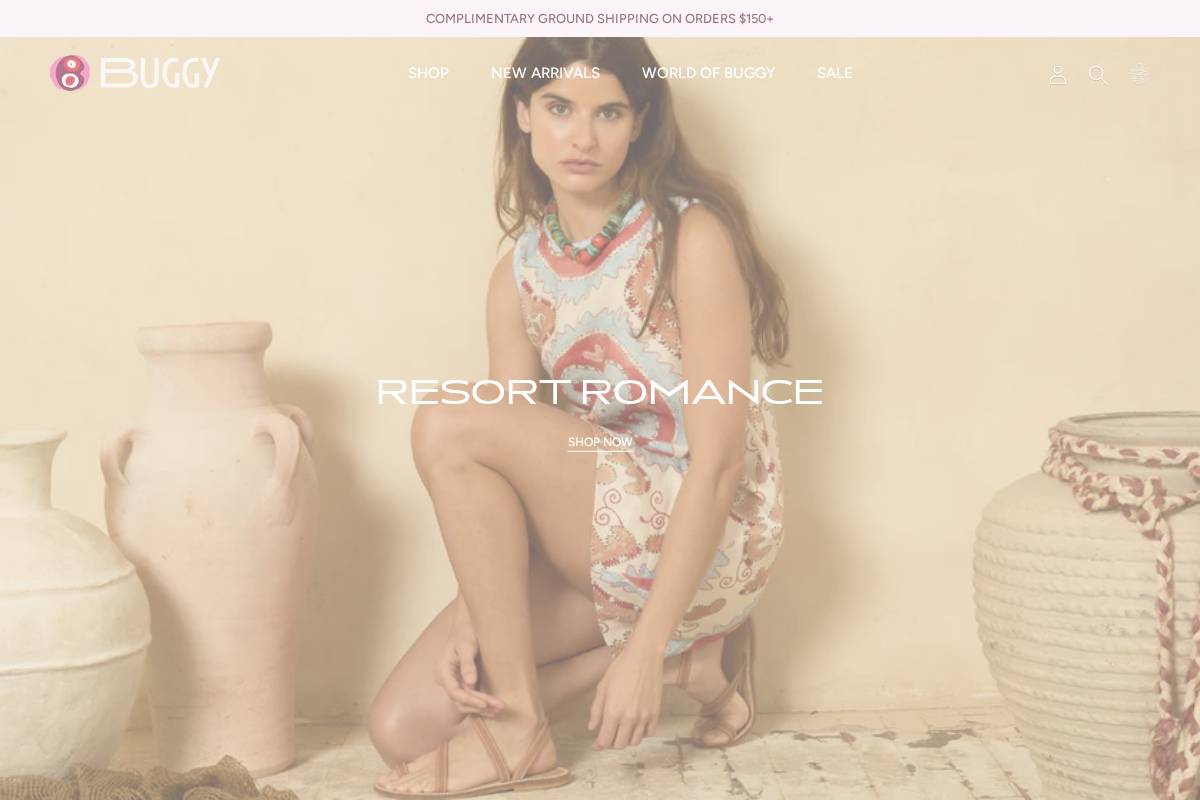 buggynyc.com homepage screenshot