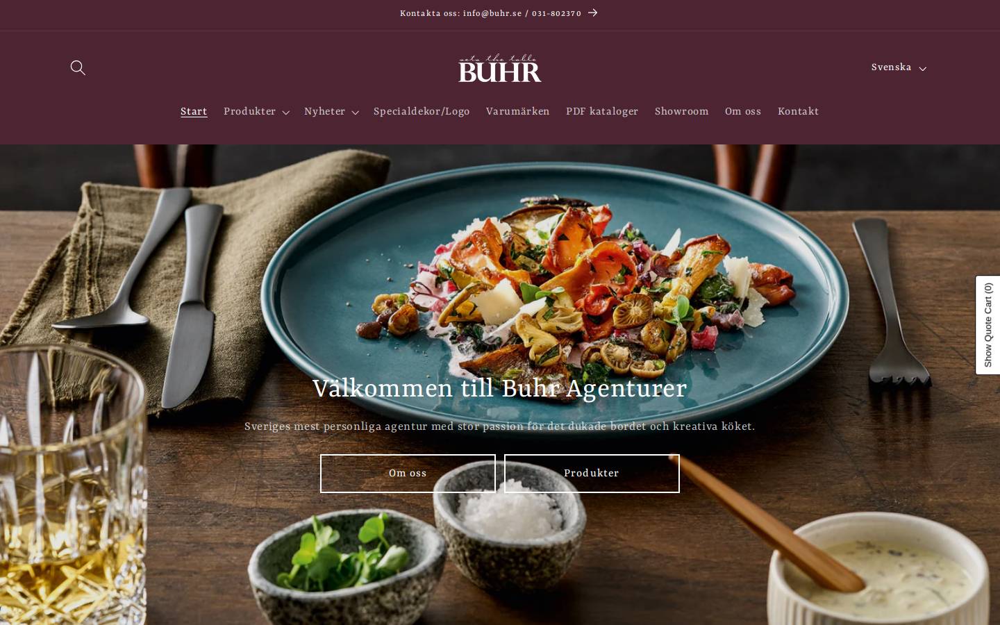 buhr.se homepage screenshot