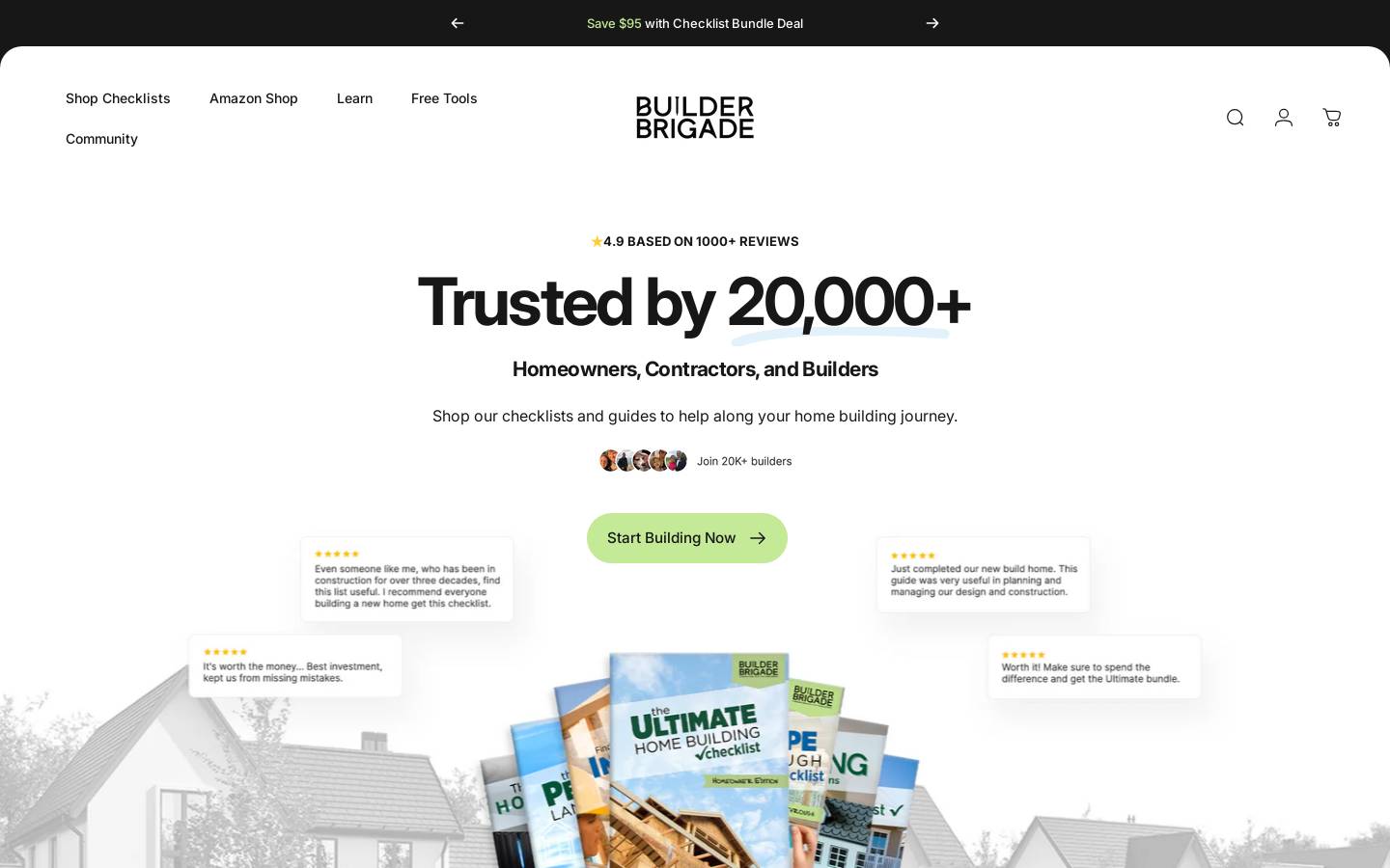 builderbrigade.com homepage screenshot