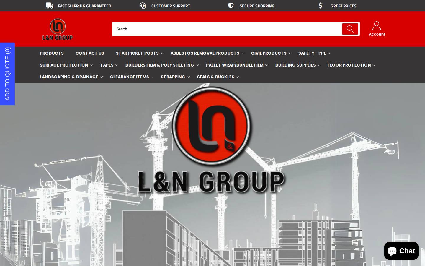 buildersfilm.com.au homepage screenshot