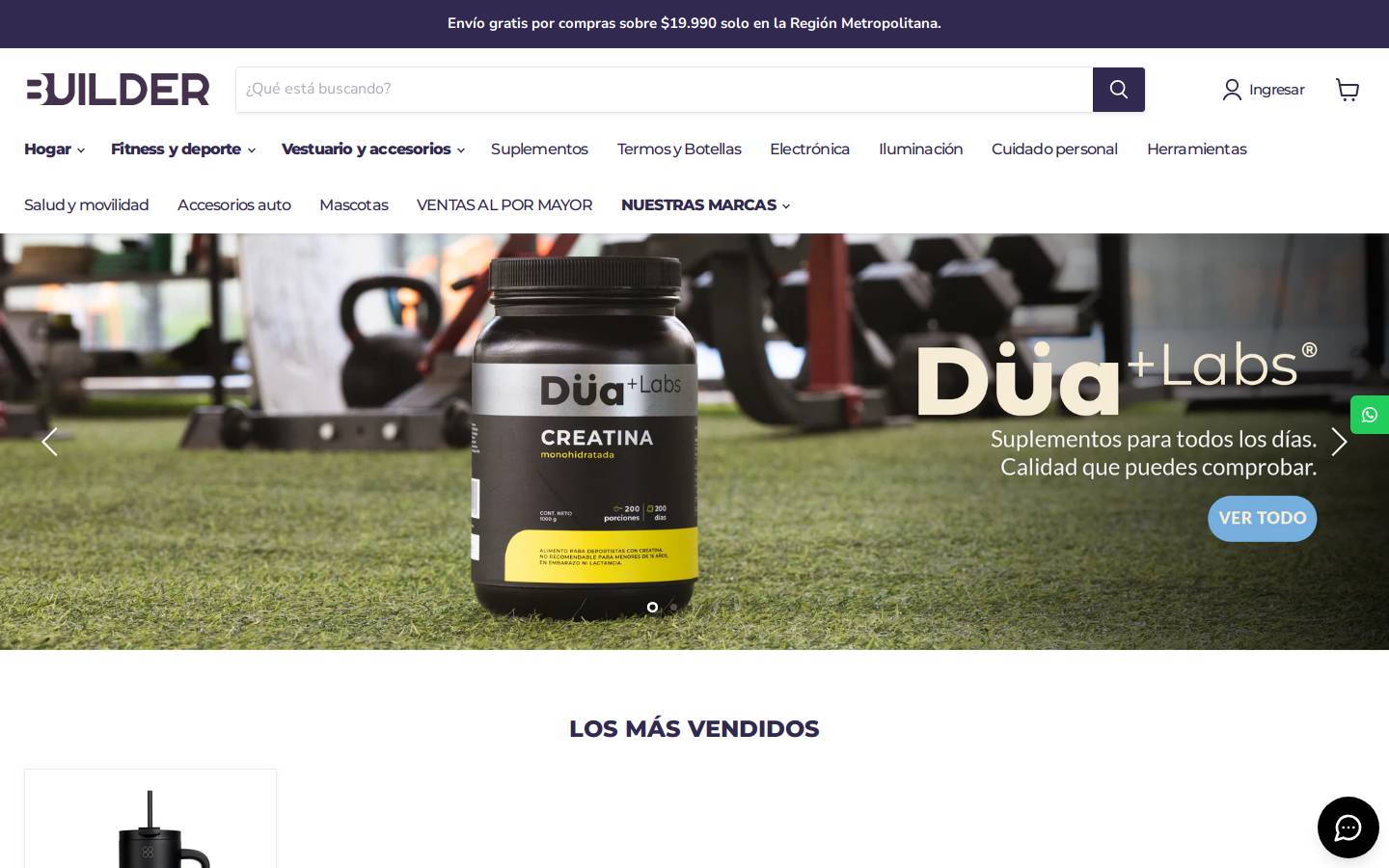 buildershop.com homepage screenshot