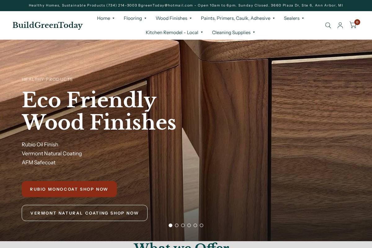 buildgreentoday.com homepage screenshot