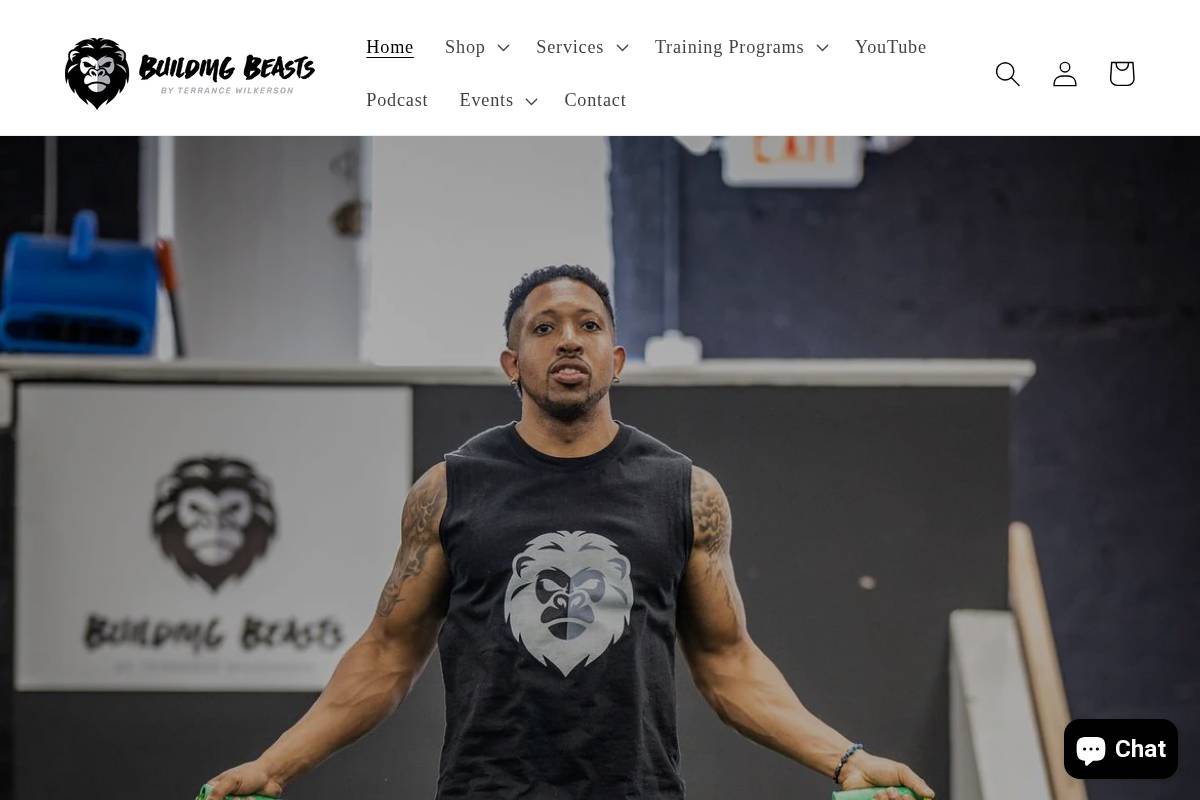 buildingbeasts.co homepage screenshot