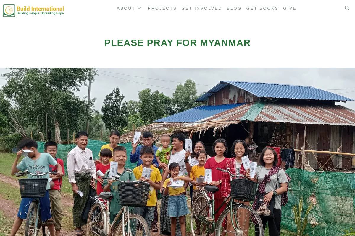 buildinternational.org homepage screenshot