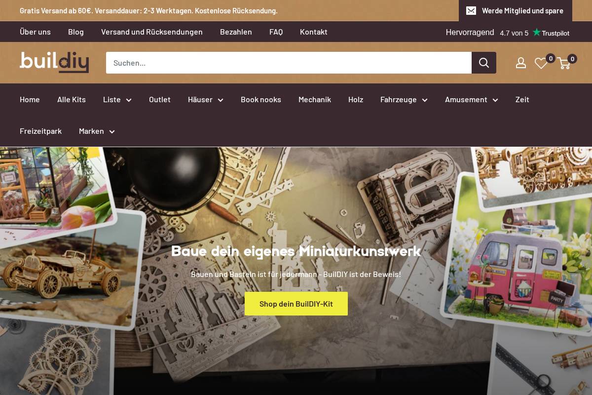 BuilDIY.de homepage screenshot