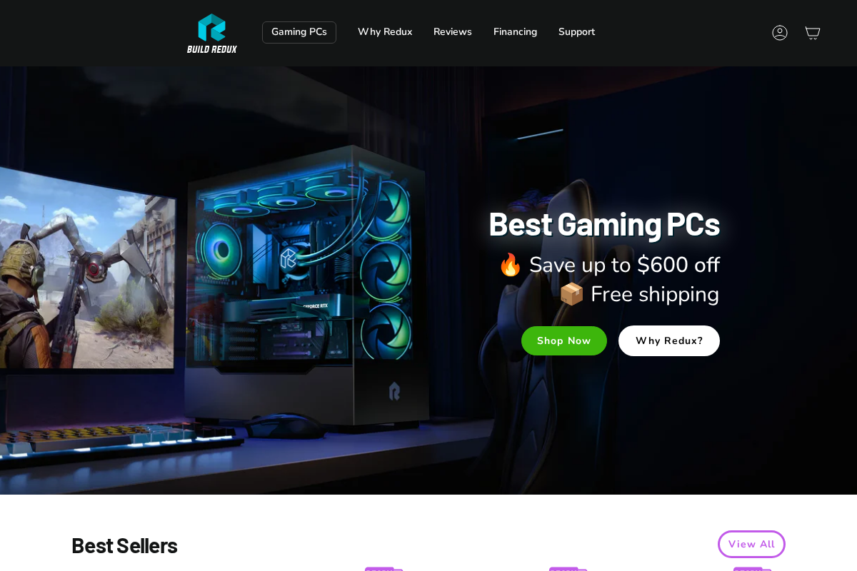 buildredux.com homepage screenshot