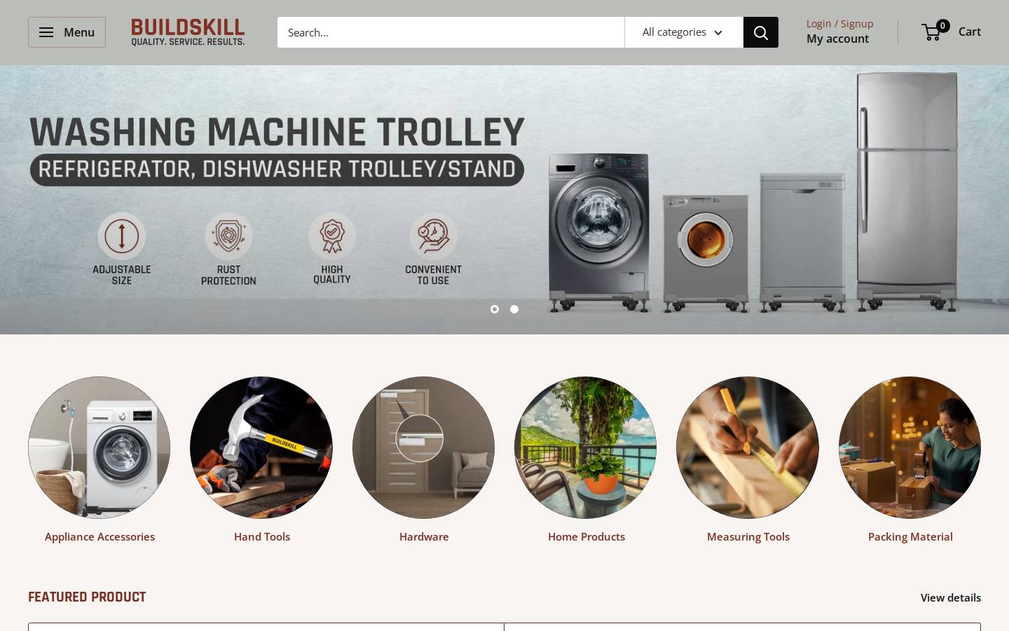 buildskill.com homepage screenshot