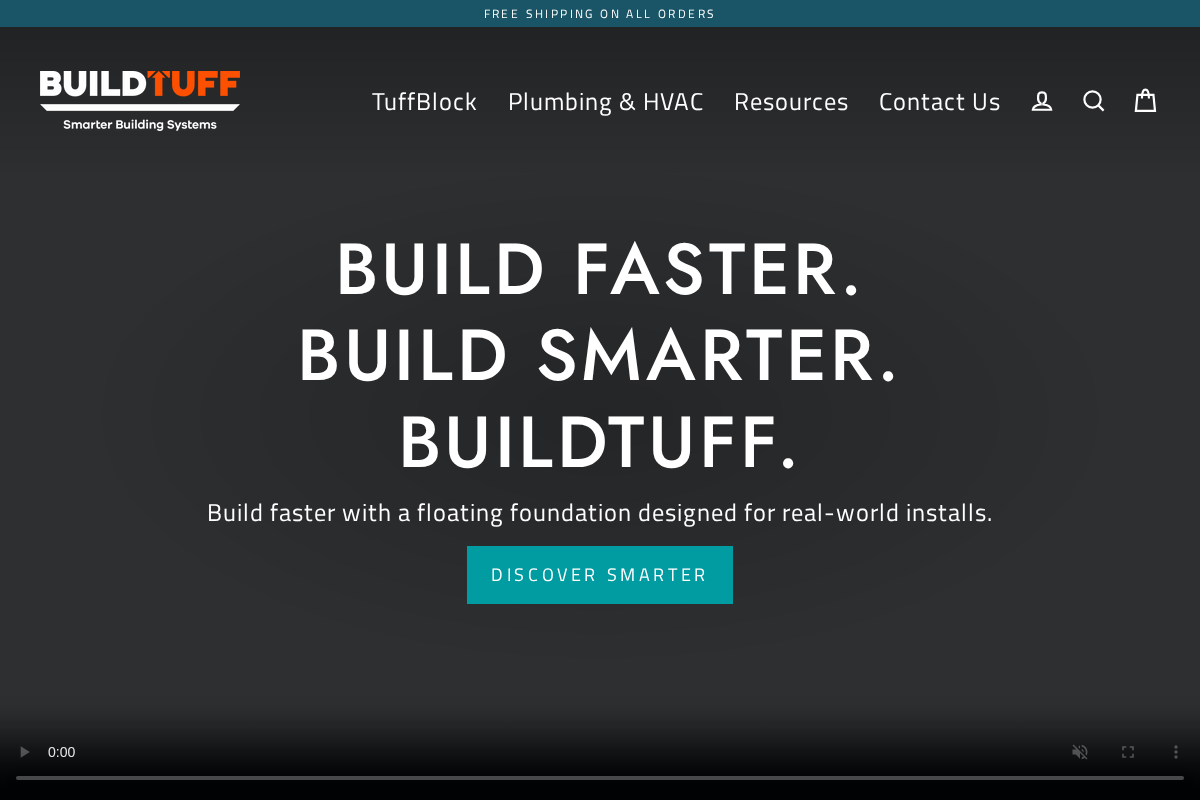BuildTuff Australia homepage screenshot
