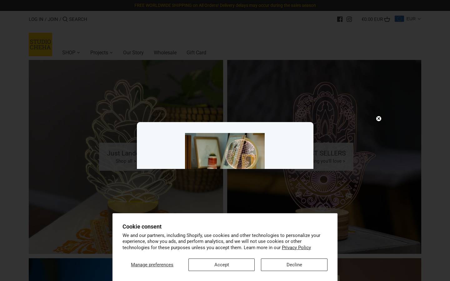 bulbing-light.com homepage screenshot