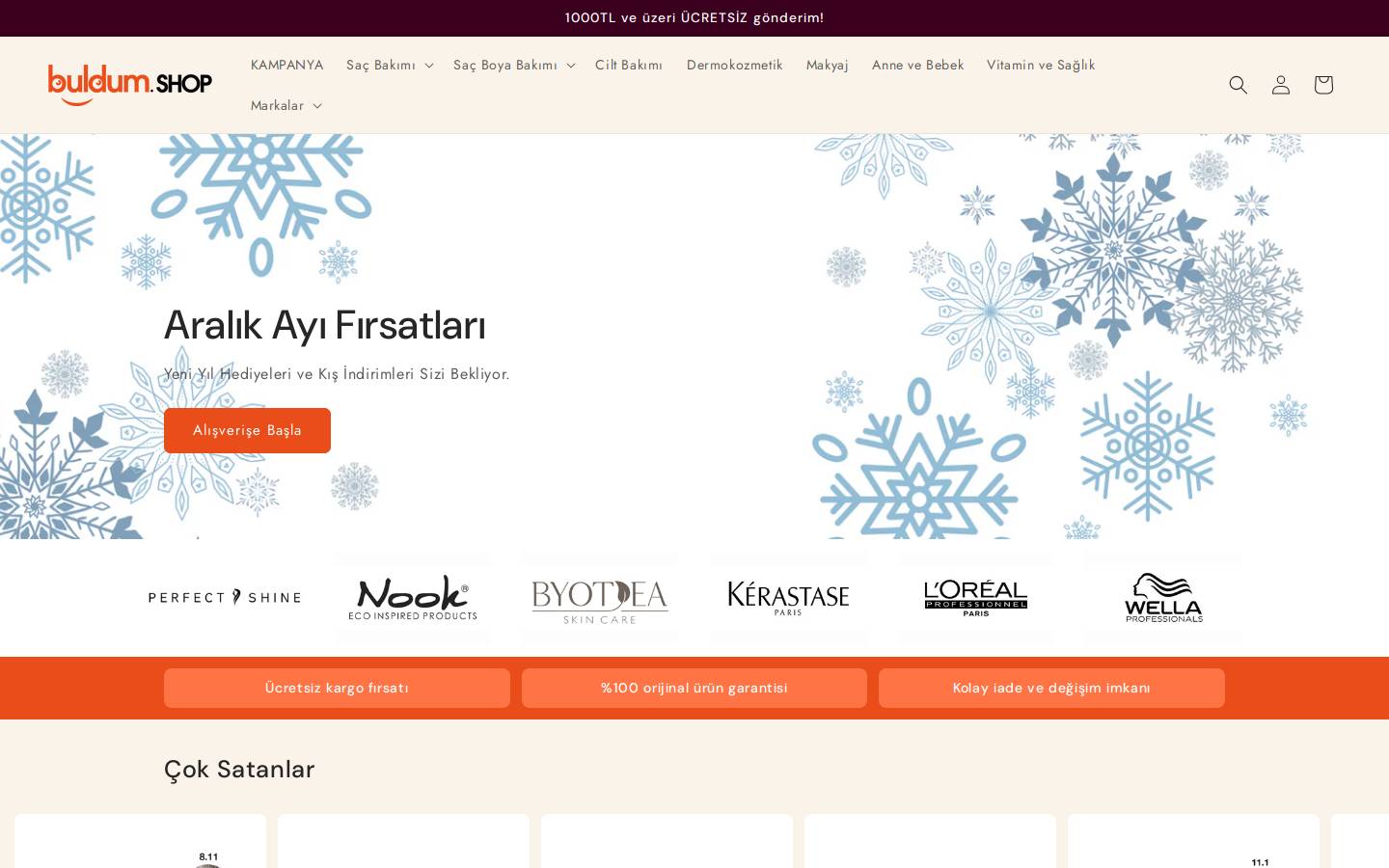 buldum.shop homepage screenshot