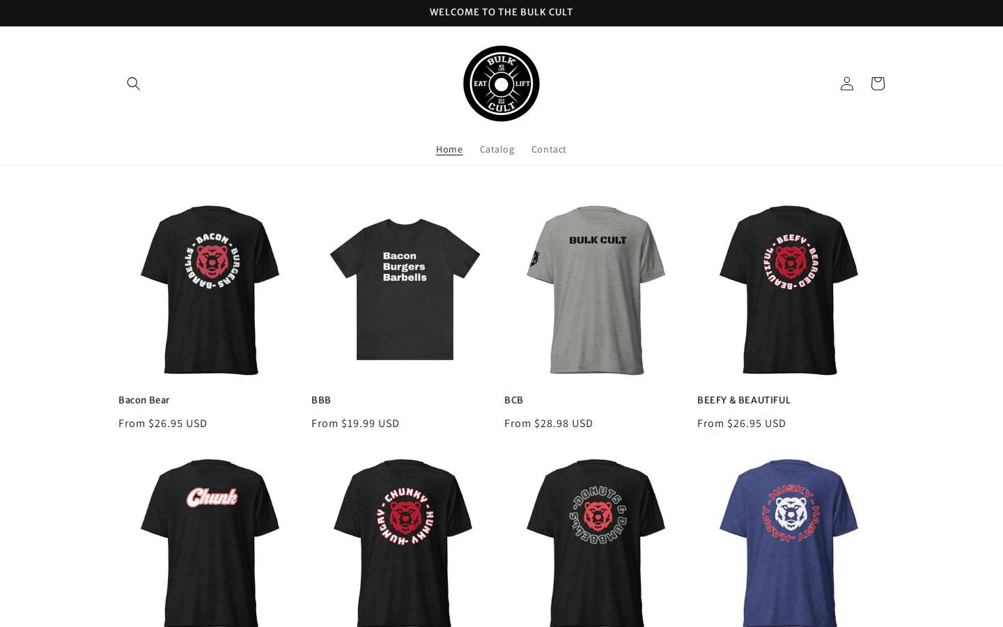 bulkcult.com homepage screenshot