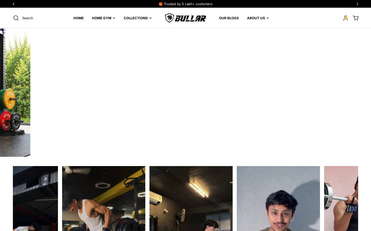 bullarfitness.com homepage screenshot