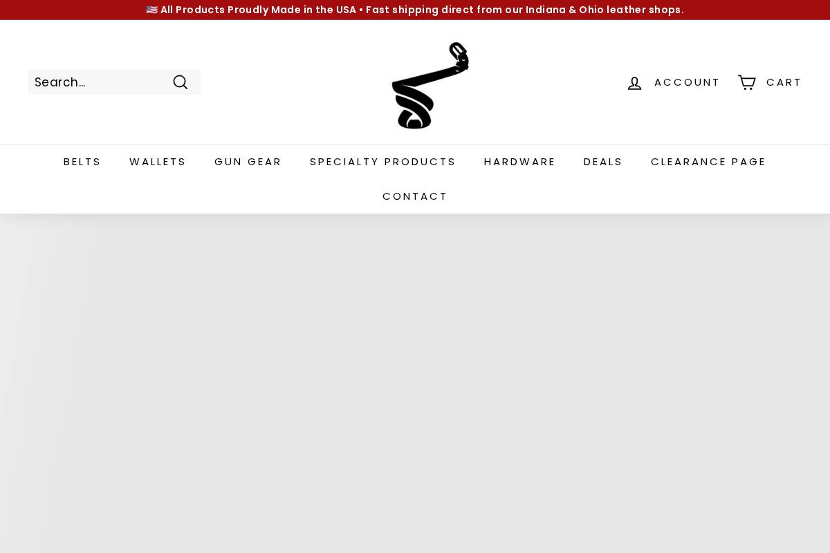 bullhidebelts.com homepage screenshot