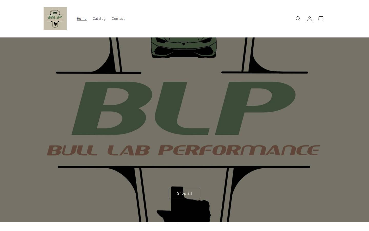 bulllabperformance.com homepage screenshot