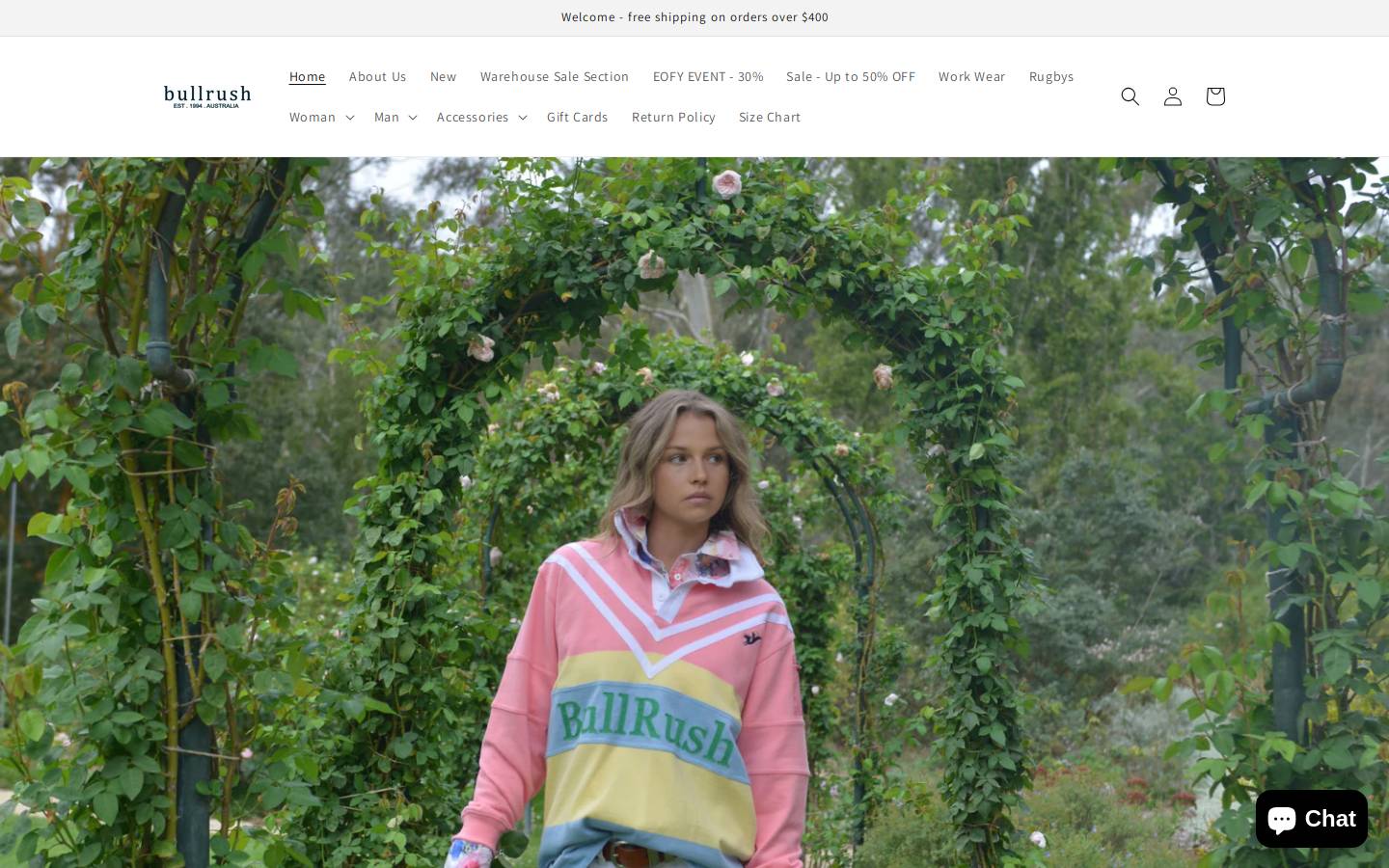 BullRush homepage screenshot