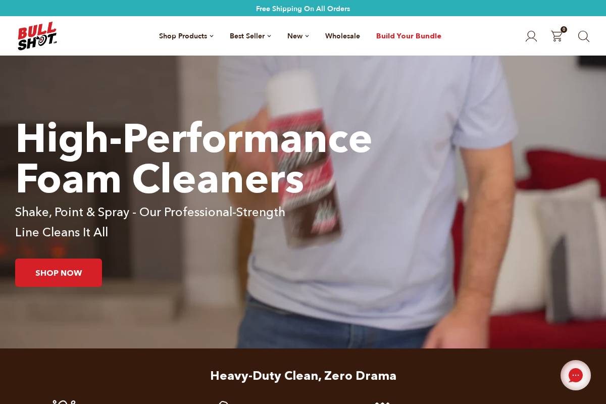 bullshot.com homepage screenshot