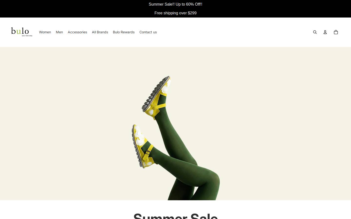 Bulo homepage screenshot