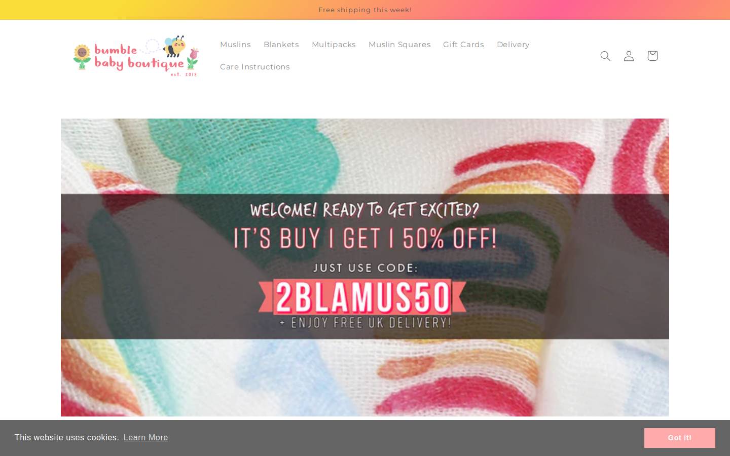 bumble-babies.co.uk homepage screenshot