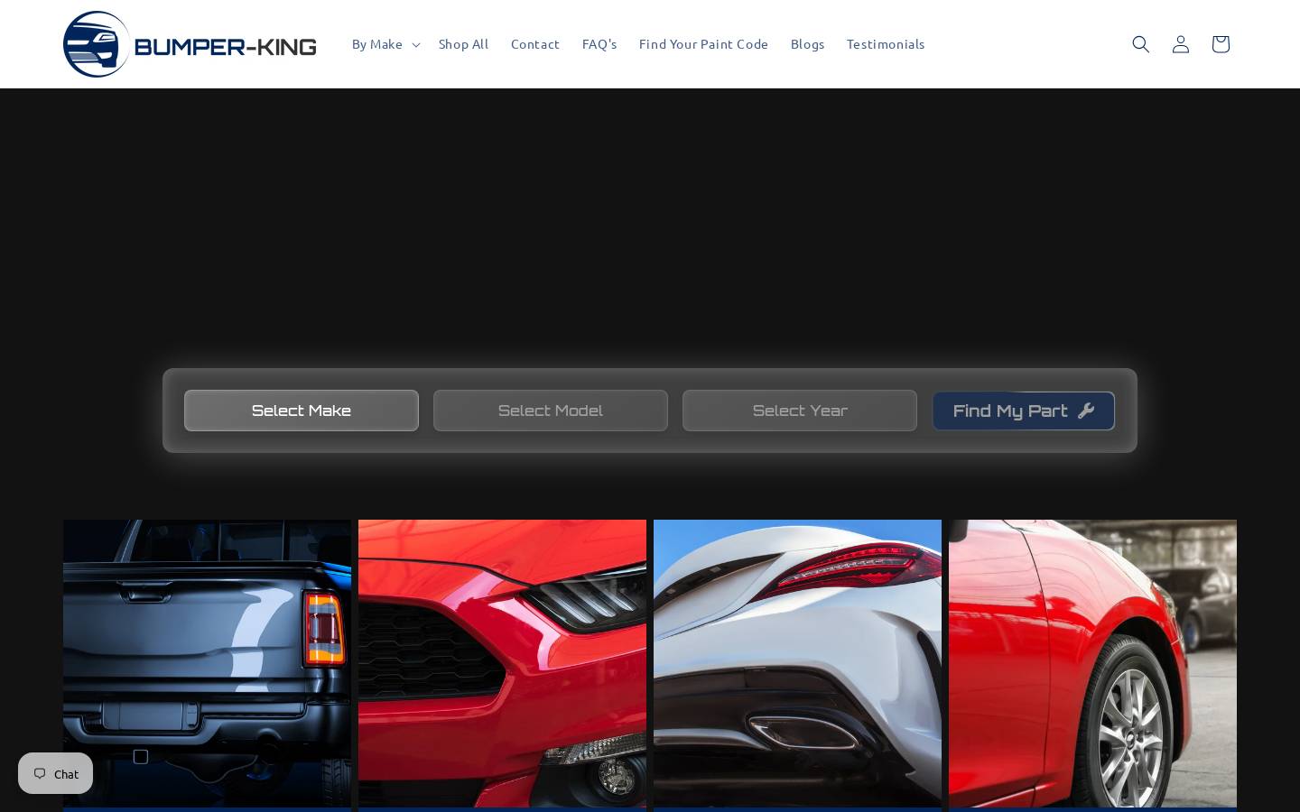 bumper-king.com homepage screenshot