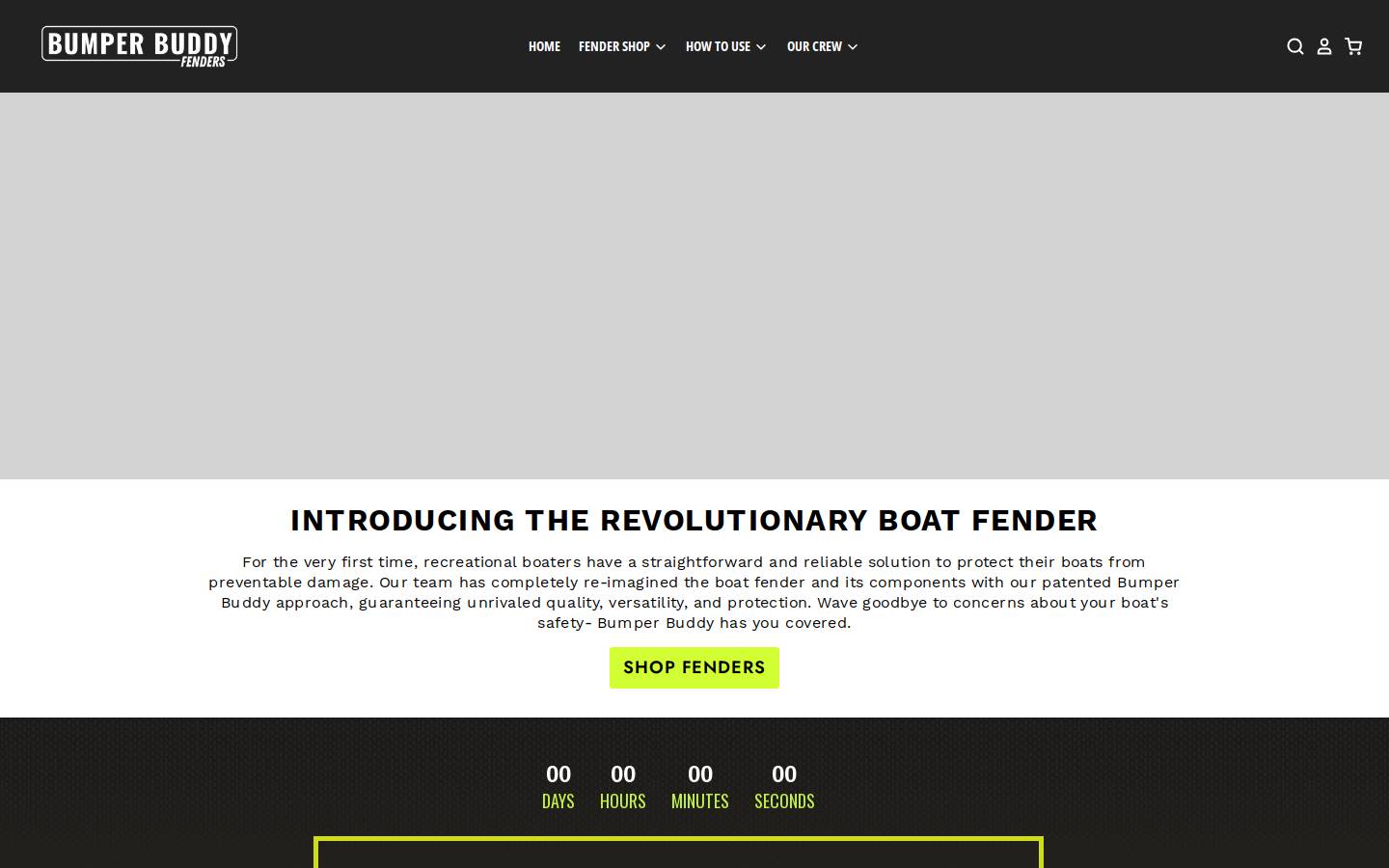 bumperbuddyfenders.com homepage screenshot