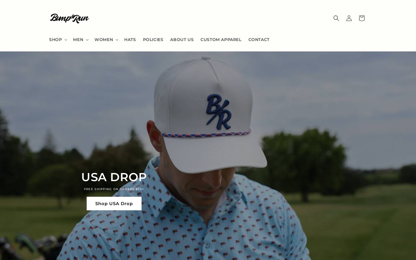 bumprungolfco.com homepage screenshot
