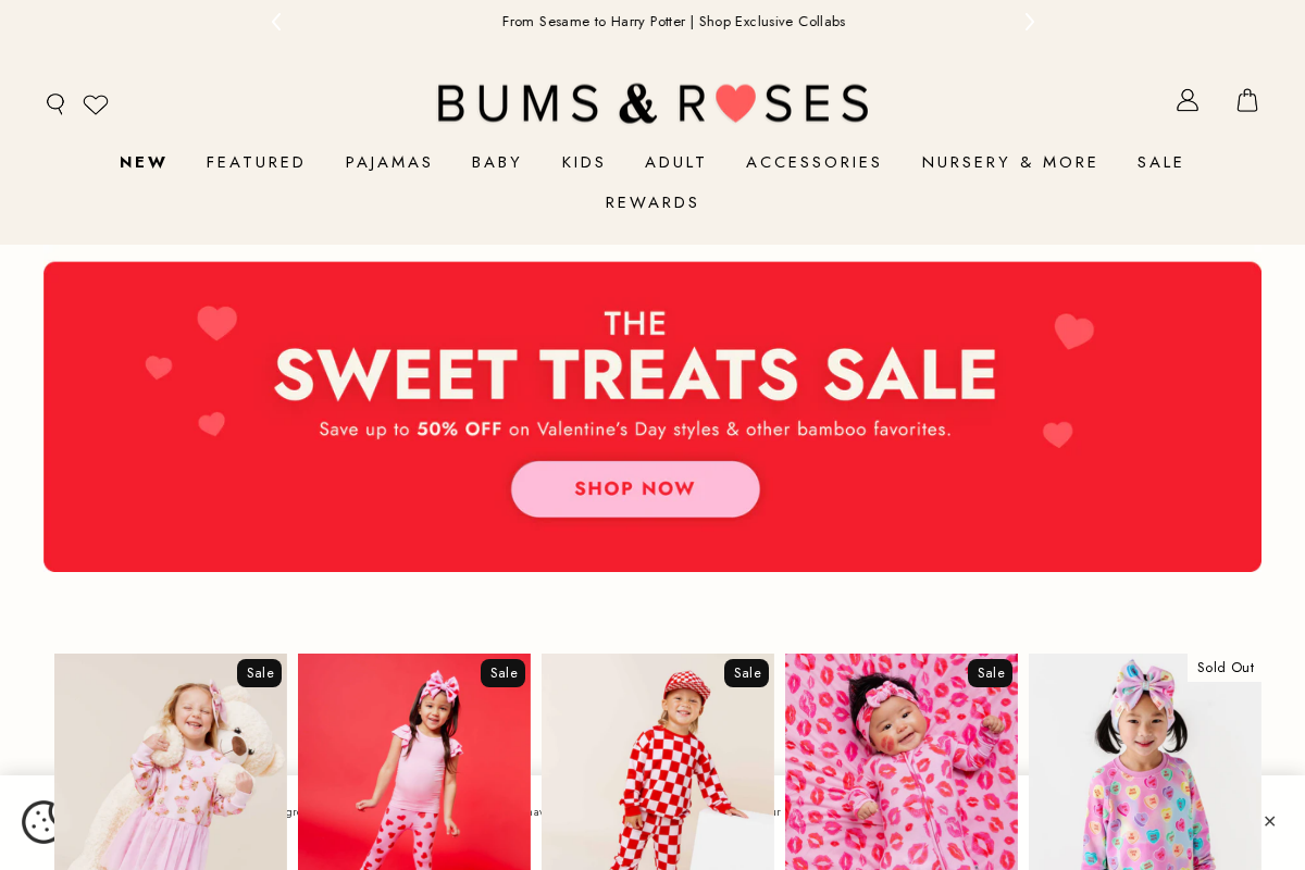 Bums & Roses homepage screenshot