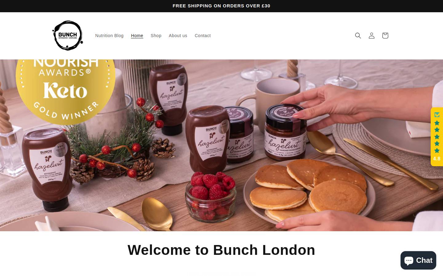 Bunch London Ltd homepage screenshot