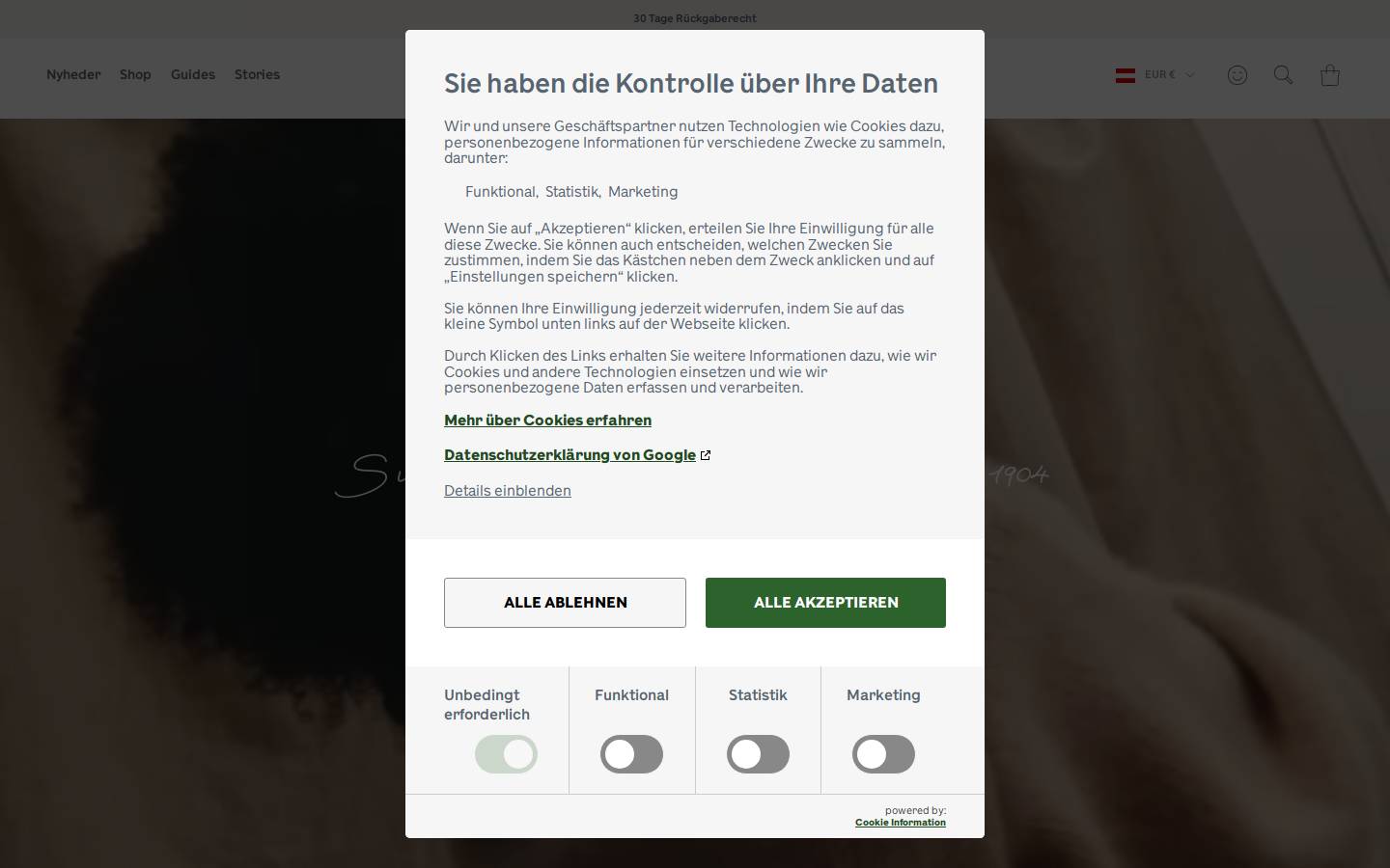 Bundgaard homepage screenshot