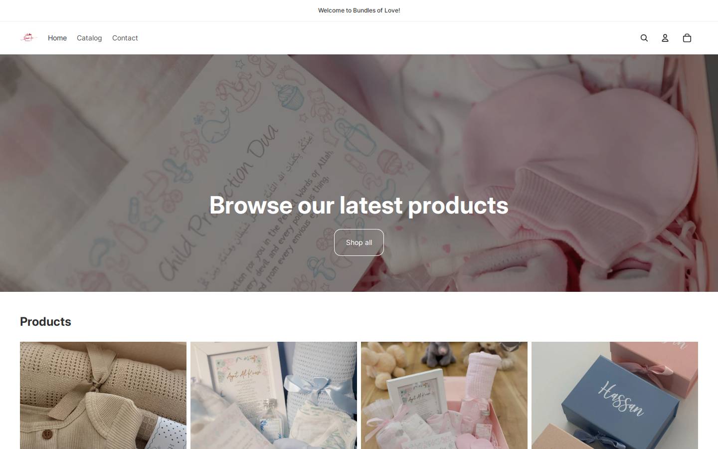 bundlesoflove.shop homepage screenshot