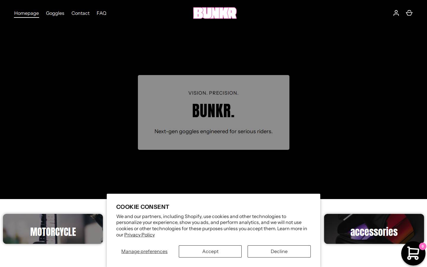 bunkrvision.de homepage screenshot