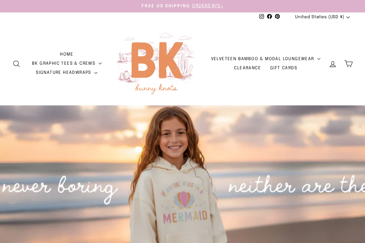 bunnyknots.co homepage screenshot