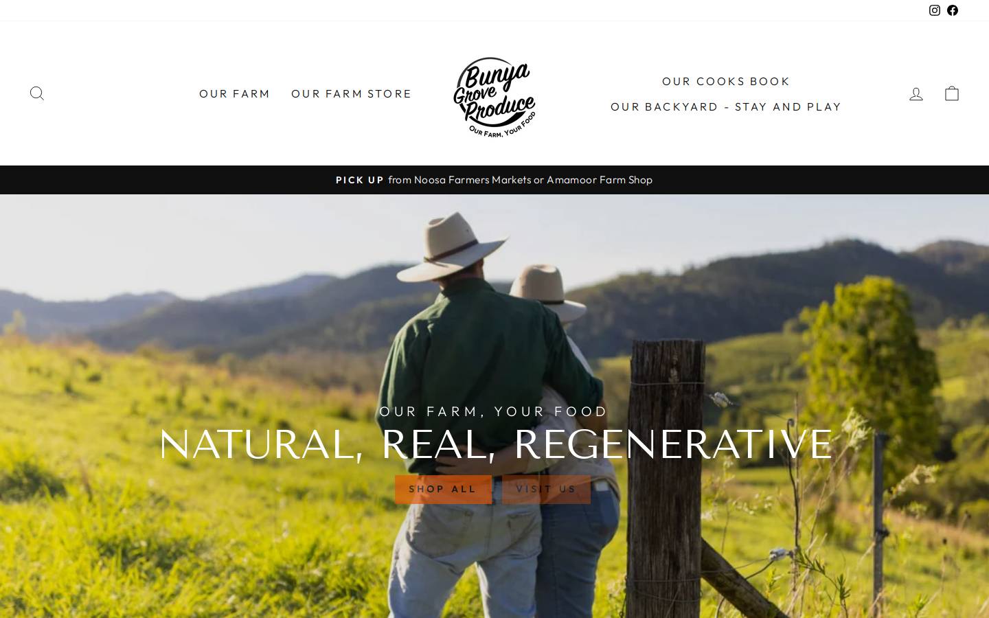 bunyagrove.com.au homepage screenshot