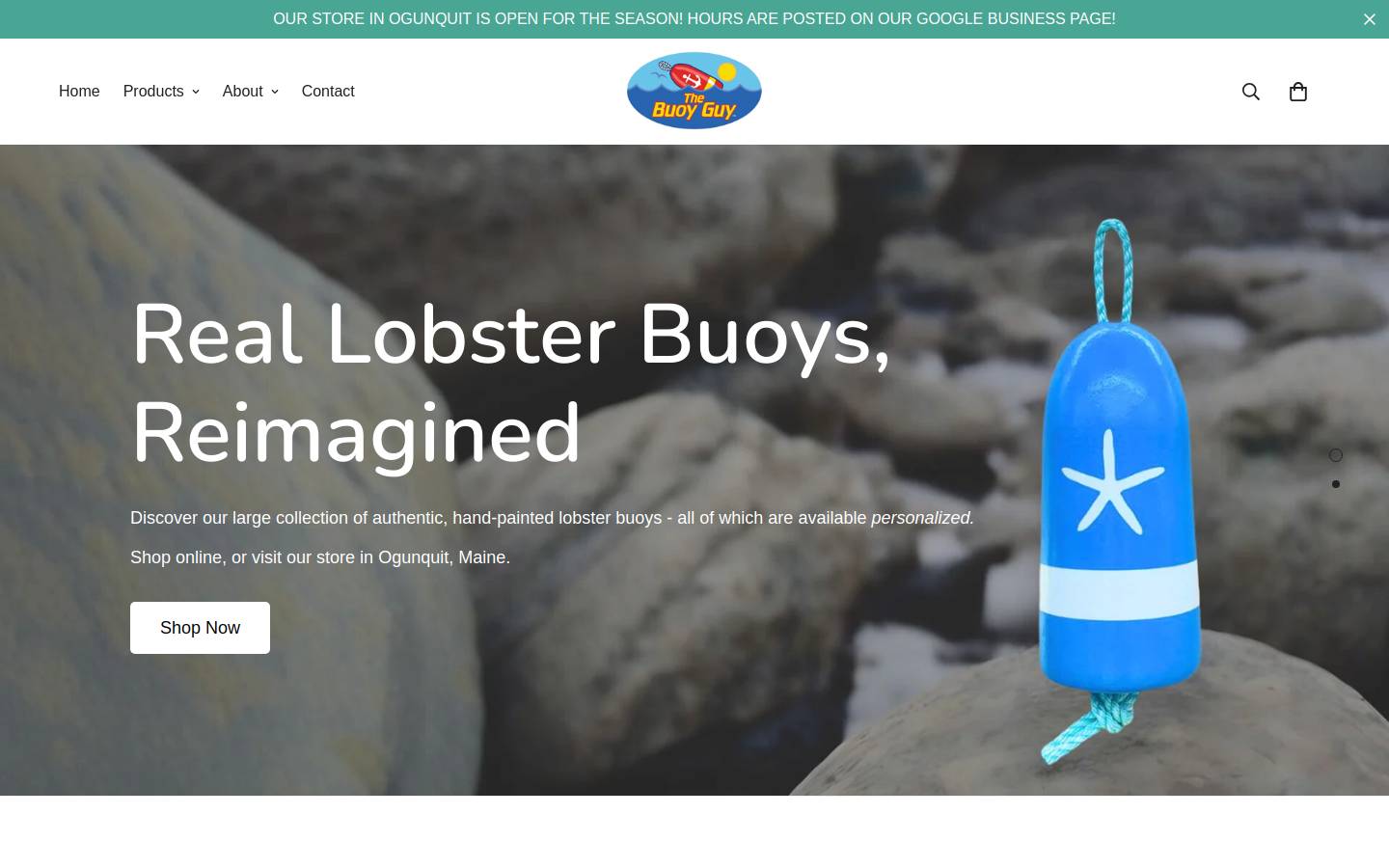 buoybat.com homepage screenshot