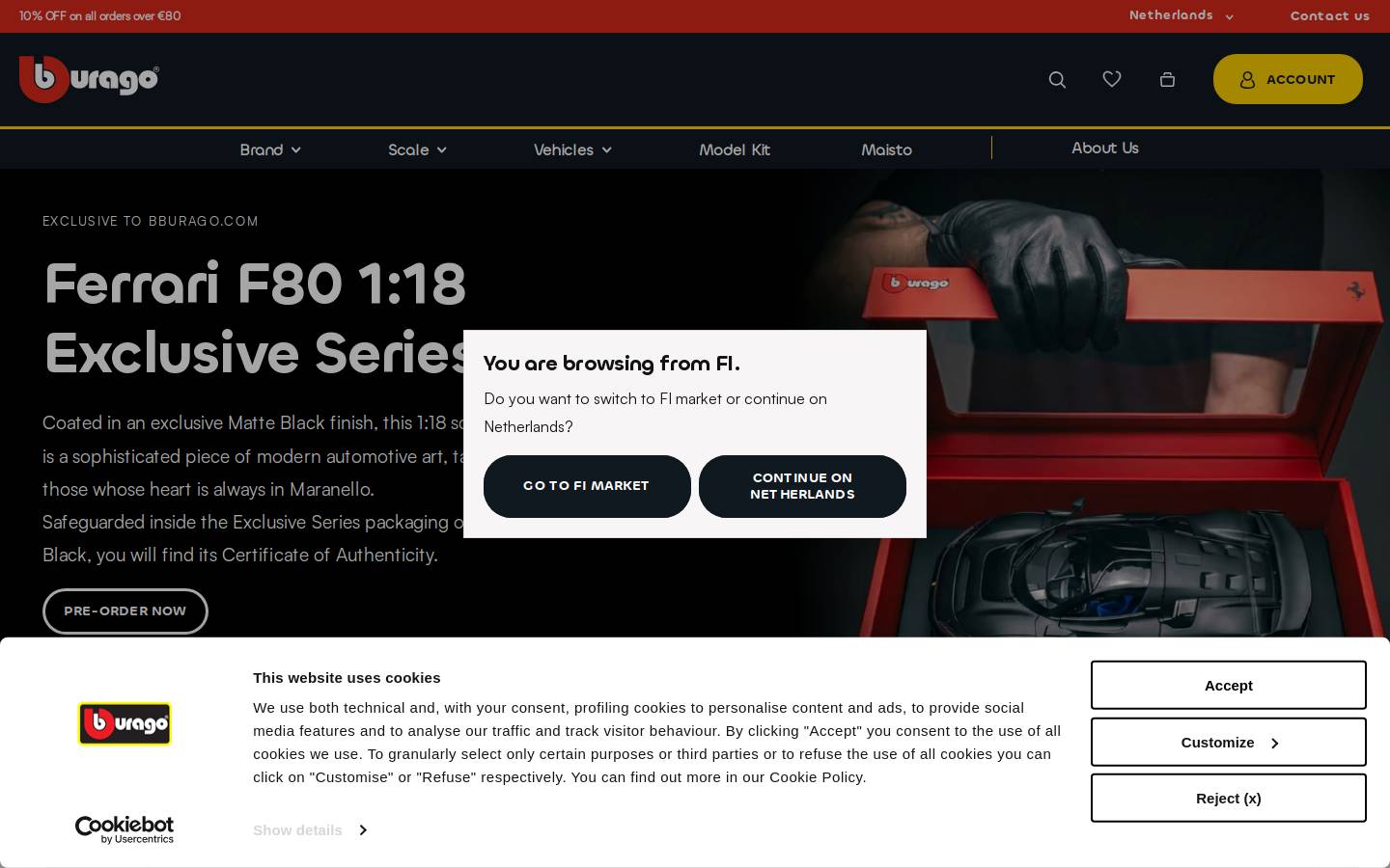 burago.com homepage screenshot