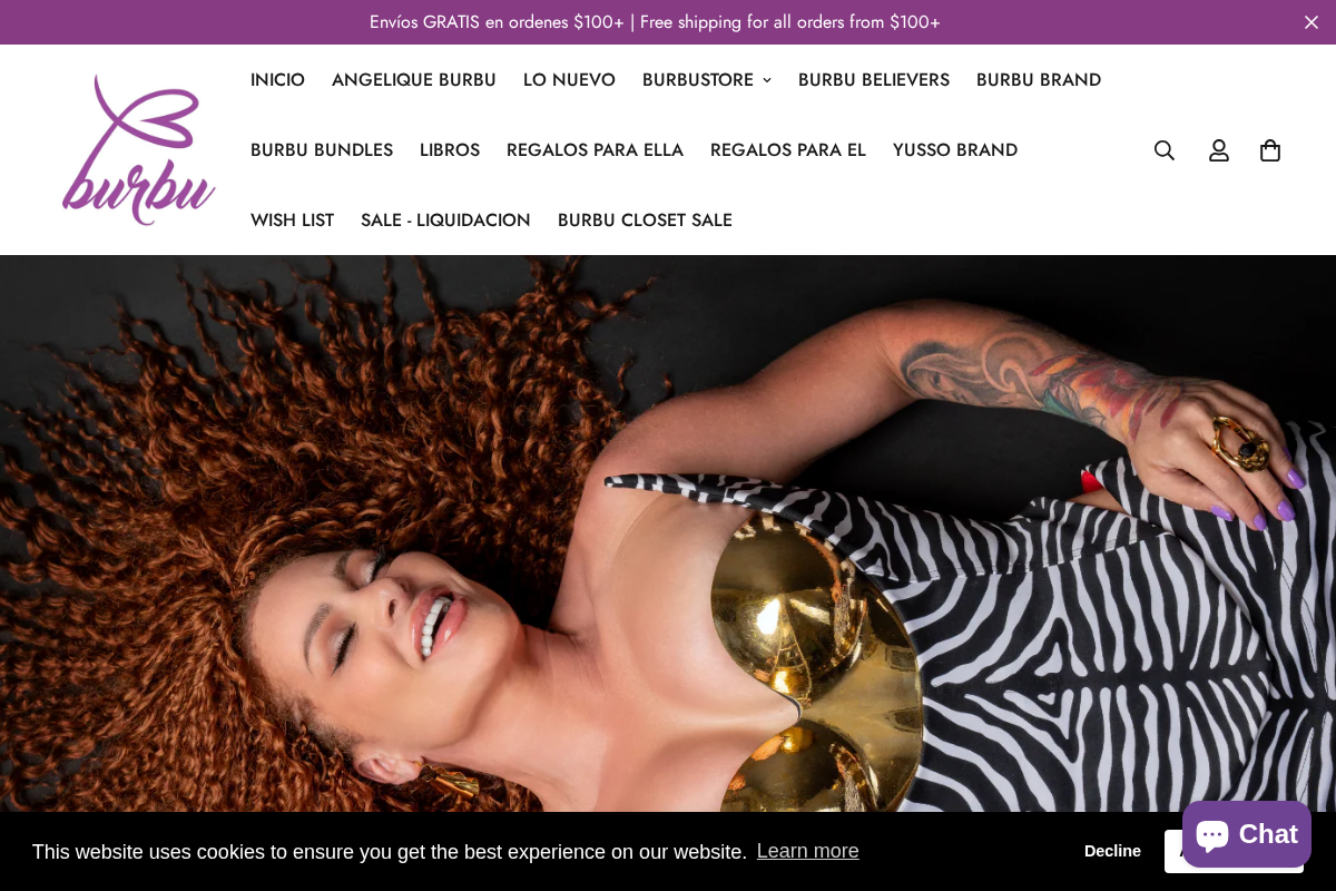 BurbuStore homepage screenshot