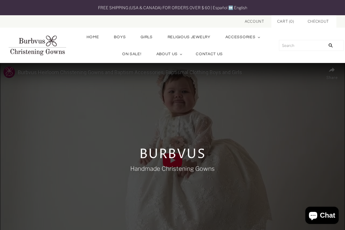 burbvuschristening homepage screenshot