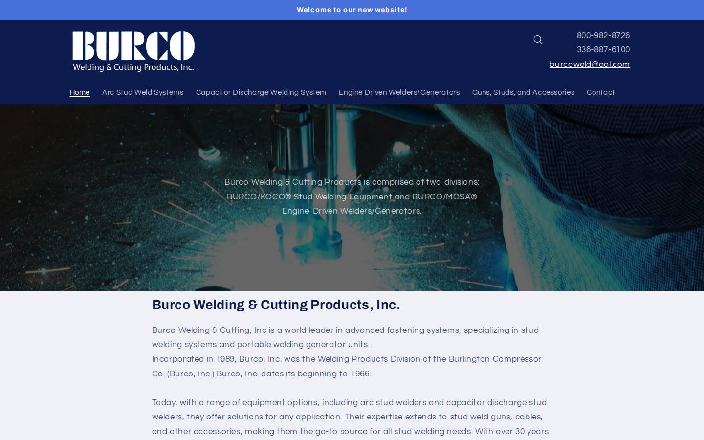 burco.net homepage screenshot