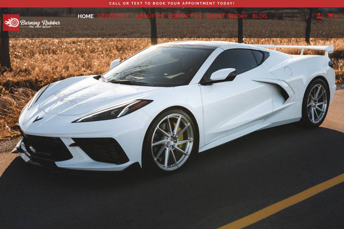 burningrubber.ca homepage screenshot