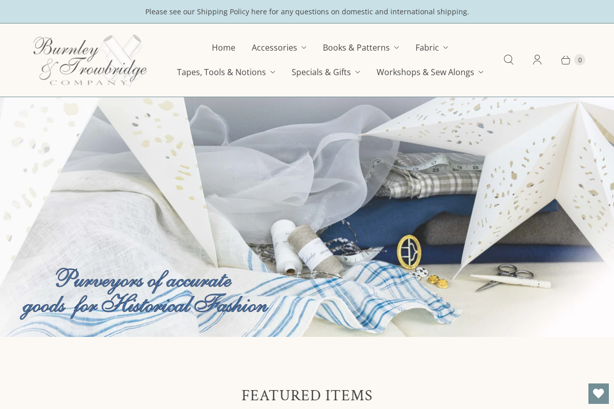 Burnley & Trowbridge Co. homepage screenshot