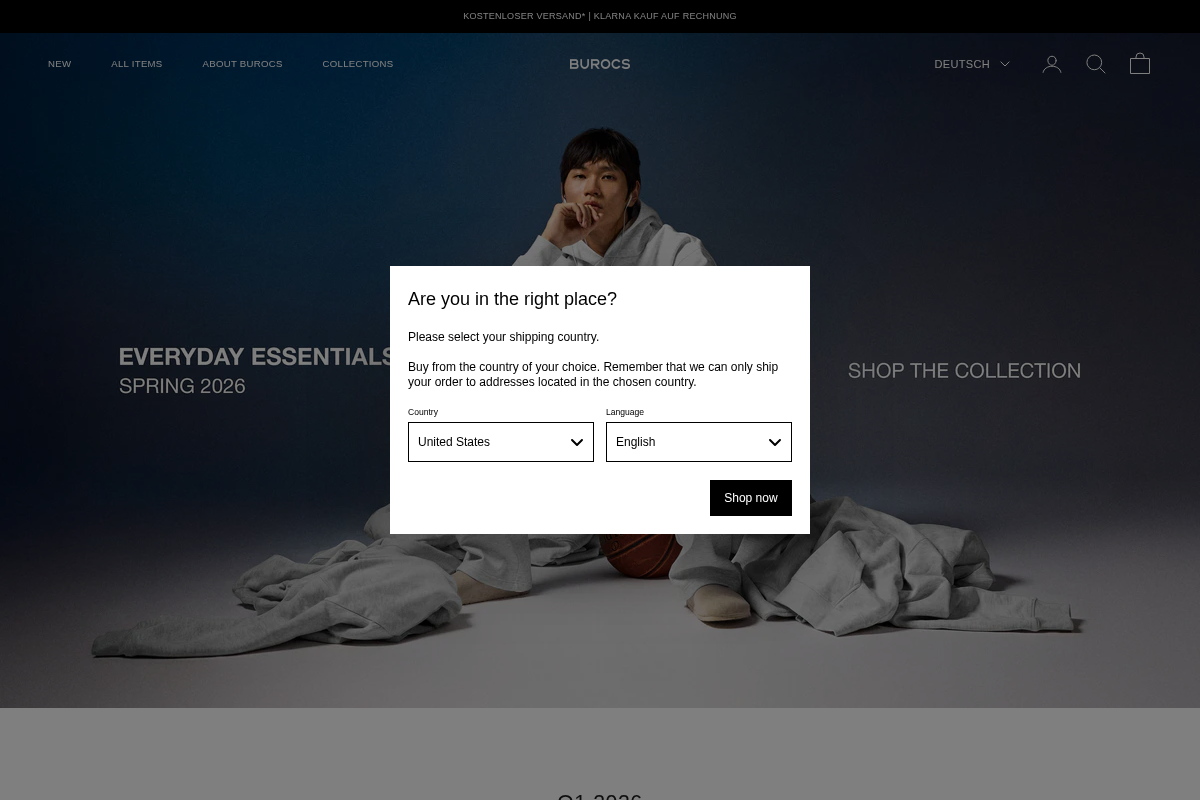 burocs homepage screenshot