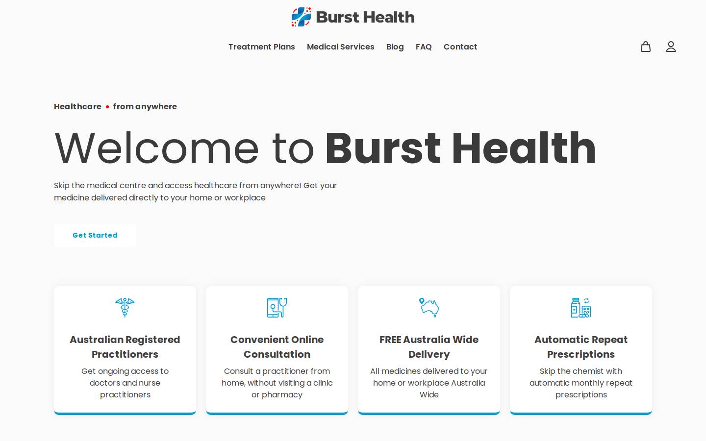 burst.co homepage screenshot