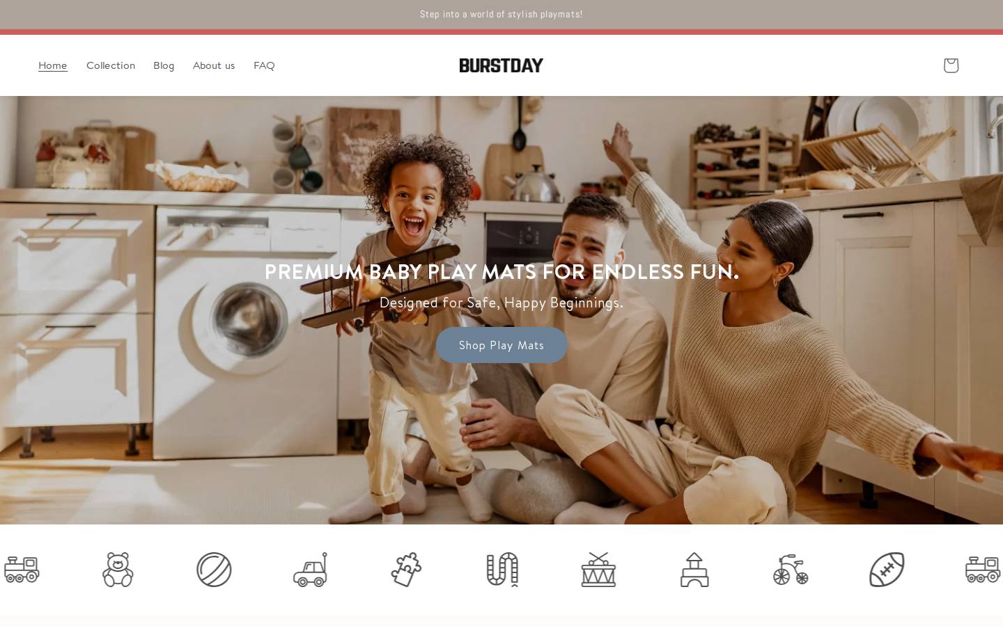 burstday.com homepage screenshot