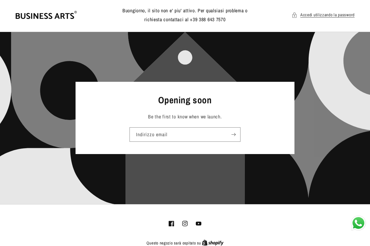 Dipingi la Vita homepage screenshot