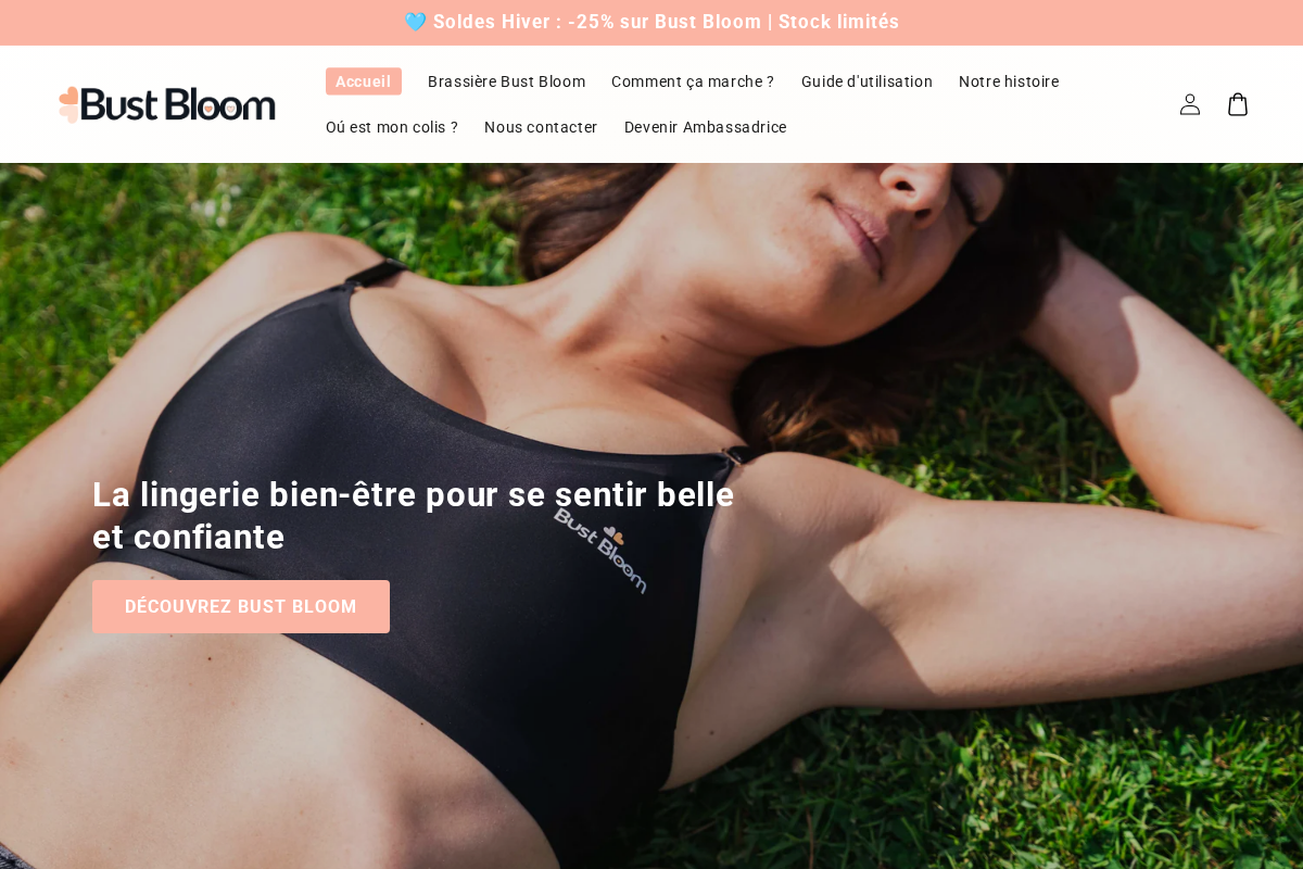 bustbloom.com homepage screenshot