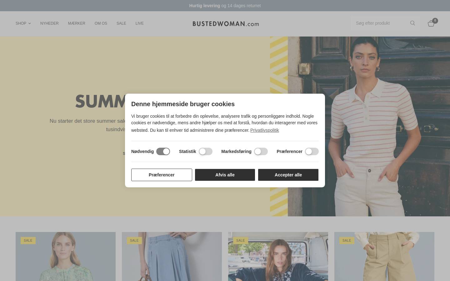 bustedwoman.com homepage screenshot