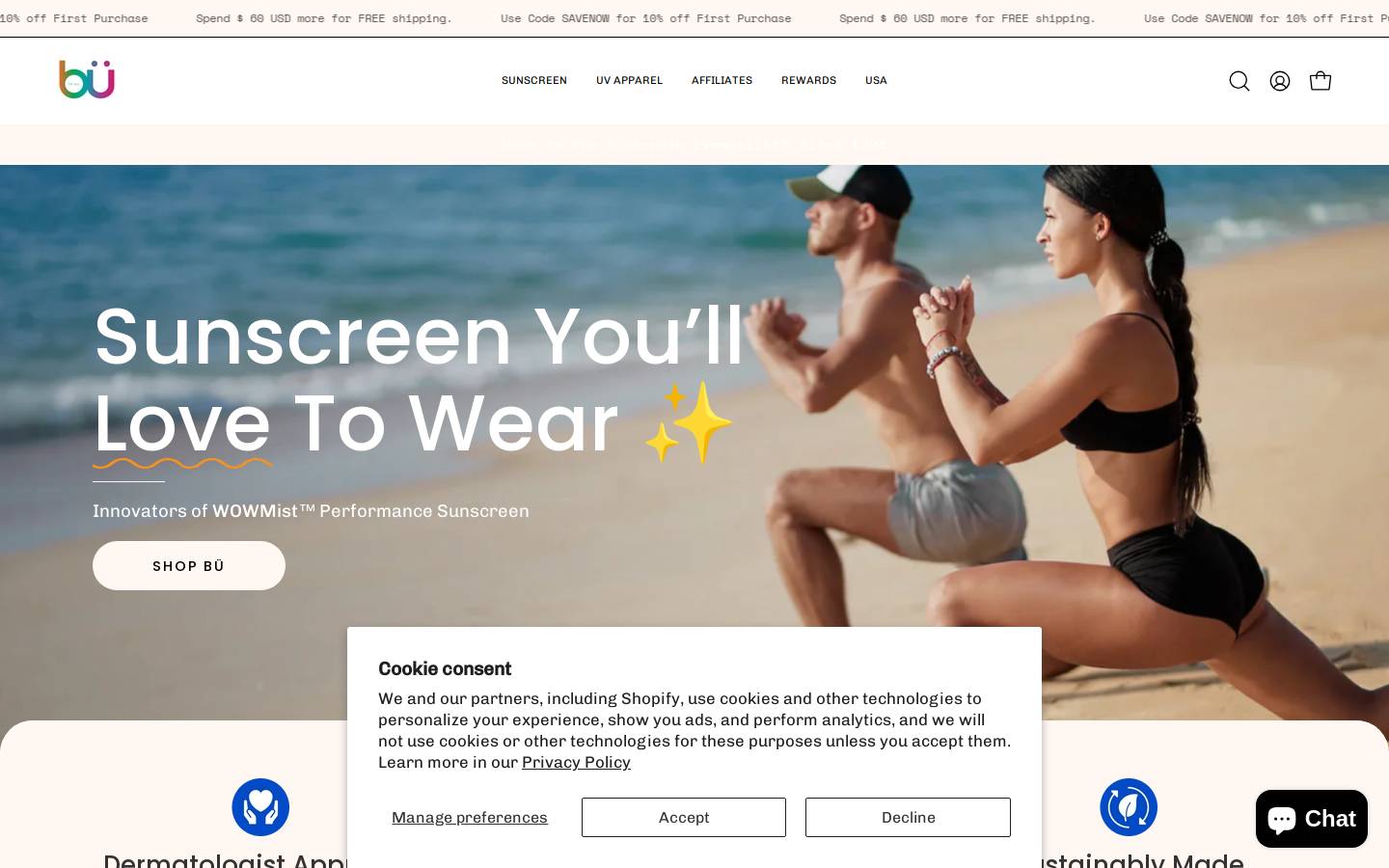 busunscreen.ca homepage screenshot