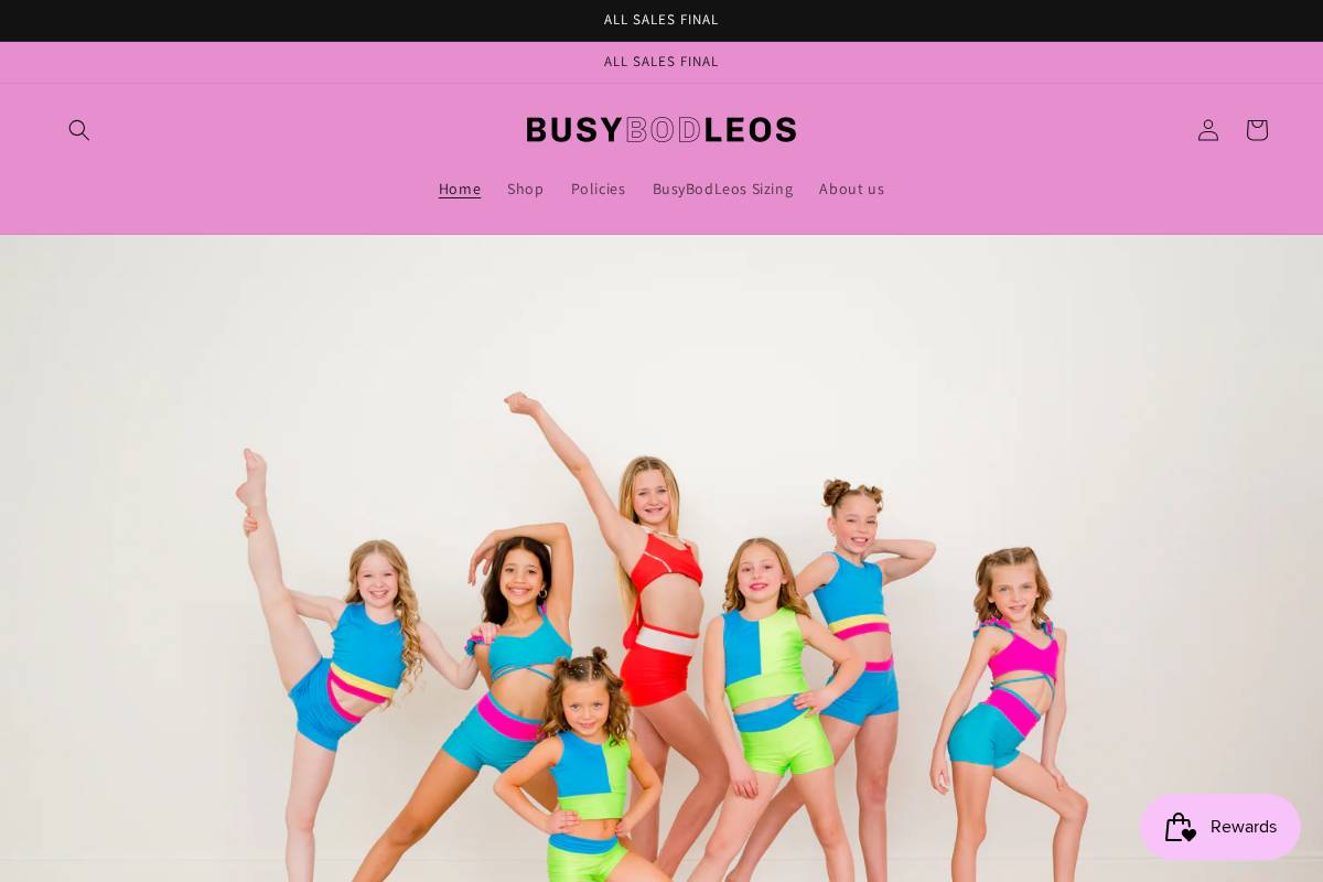 busybodleos.com homepage screenshot